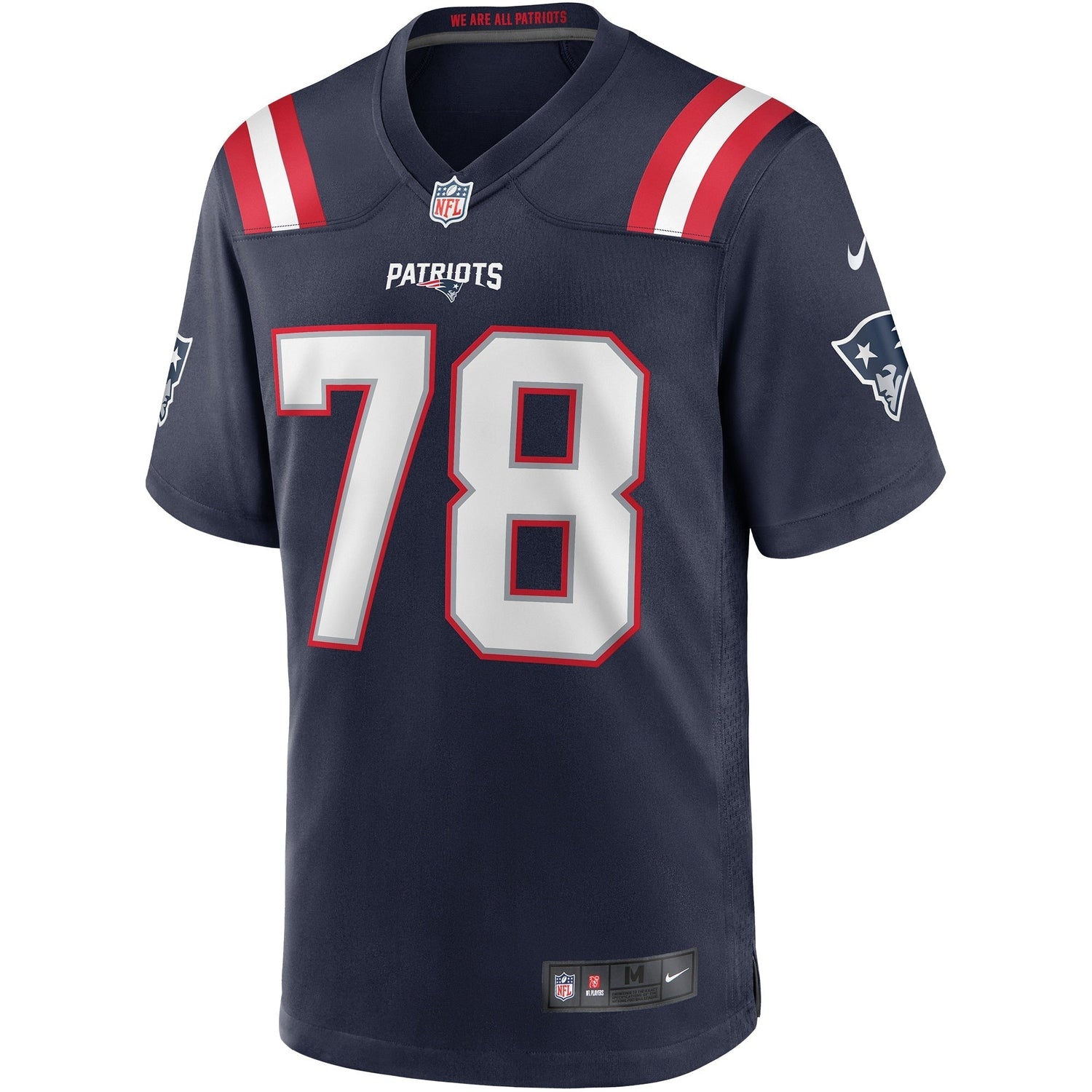 Bruce Armstrong New England Patriots Nike Game Retired Jersey - Navy