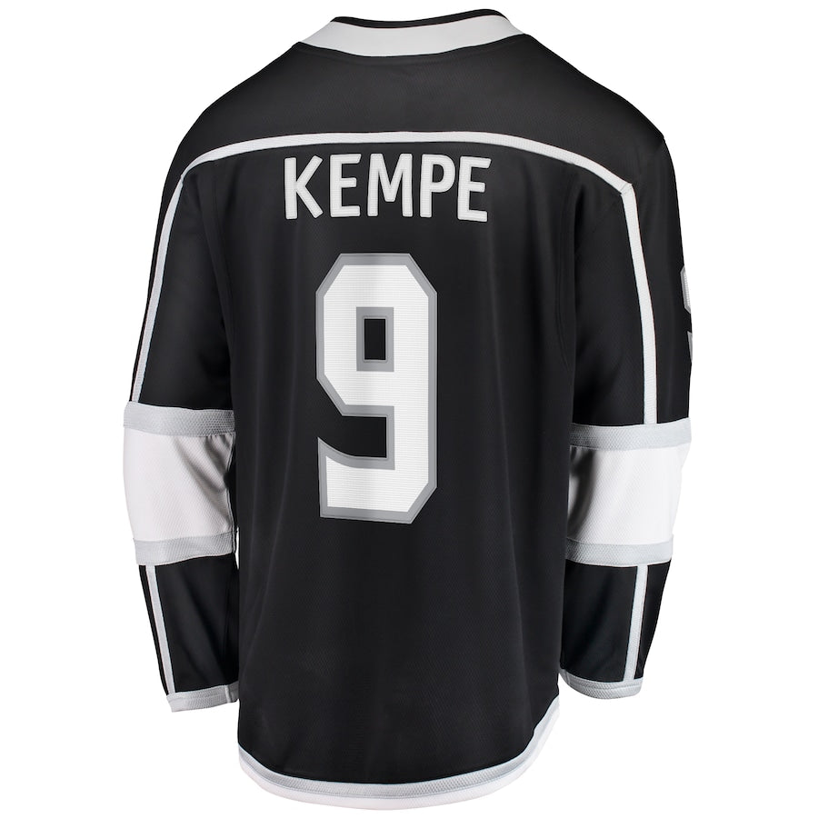 Adrian Kempe Los Angeles Kings Home Premier Breakaway Jersey - Black