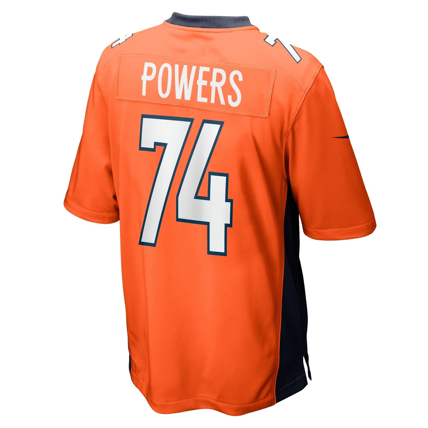 Ben Powers Denver Broncos Nike Game Jersey - Orange