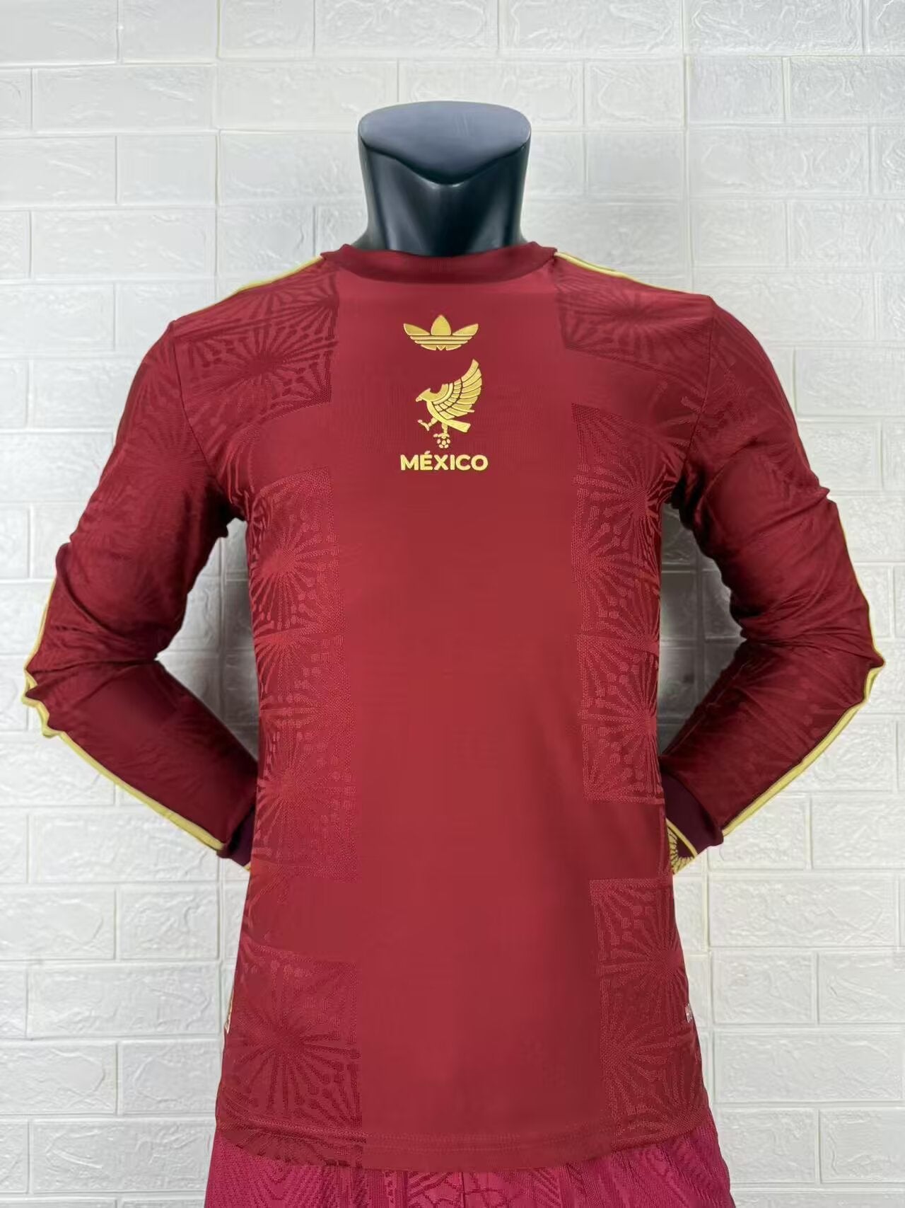 2025-26 Mexico Gold Cup Red Player Long Sleeve