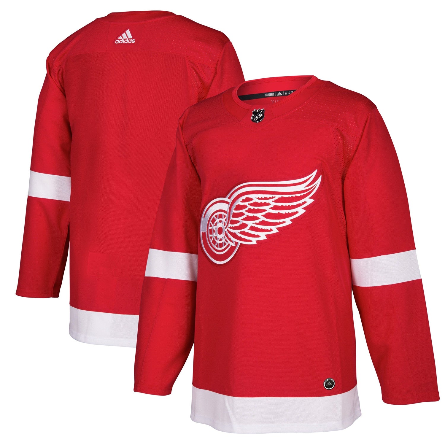 Detroit Red Wings Home Blank Jersey - Red