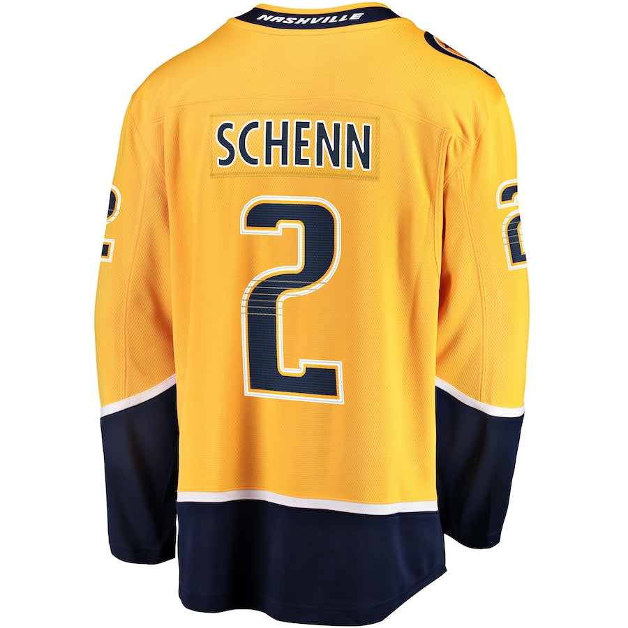 Luke Schenn Nashville Predators Home Breakaway Jersey - Gold