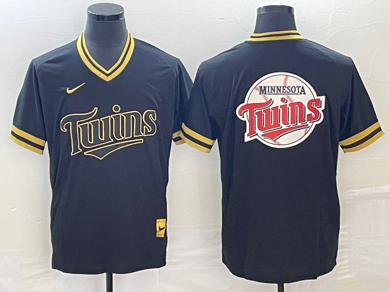 Men's Minnesota Twins Black Player Jersey