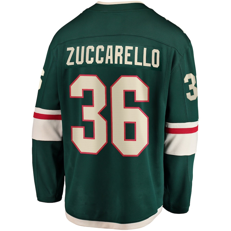Mats Zuccarello Minnesota Wild Team Color Breakaway Jersey - Green