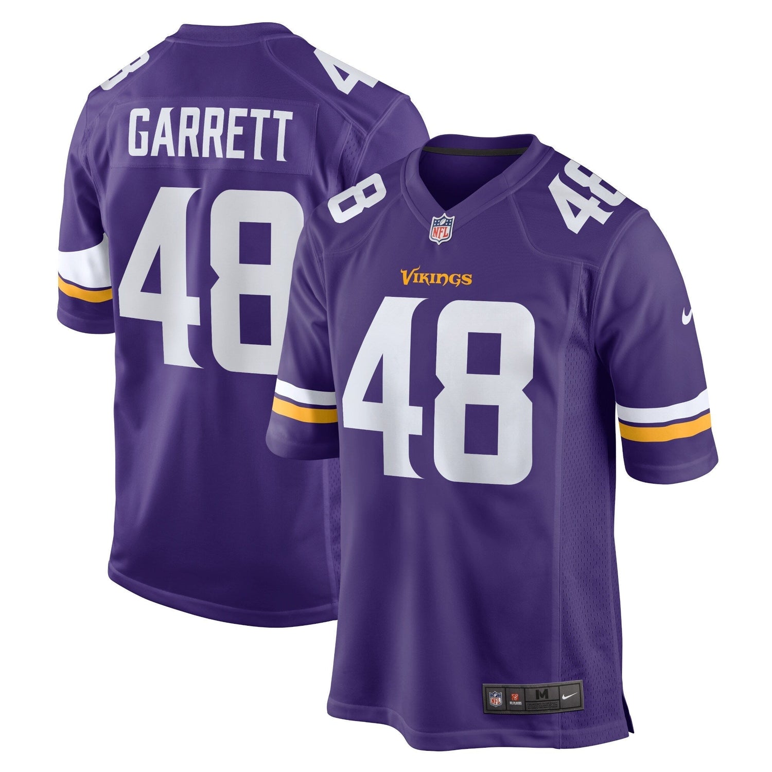 Chris Garrett Minnesota Vikings Nike Home Game Jersey - Purple