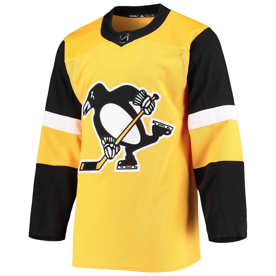 Men's Pittsburgh Penguins adidas Gold Alternate Authentic Team Jersey