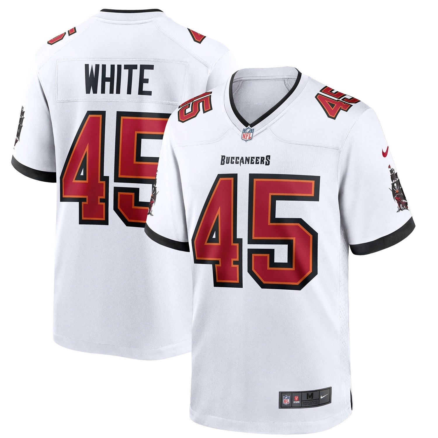 Devin White Tampa Bay Buccaneers Nike Game Jersey - White
