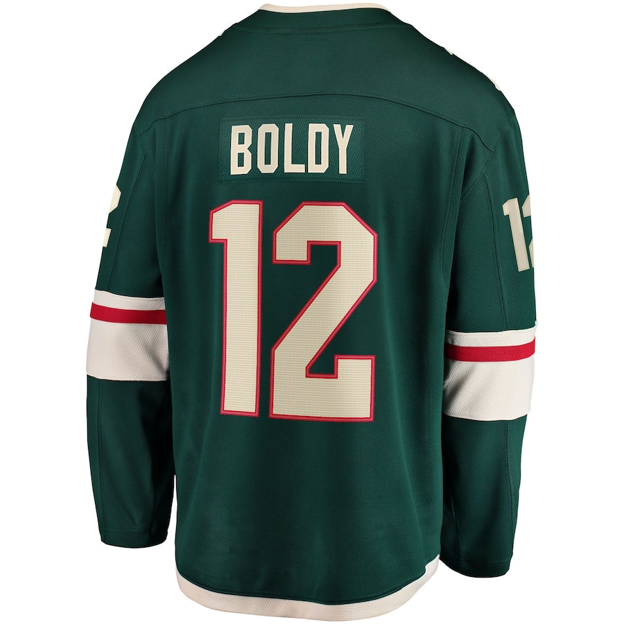Matthew Boldy Minnesota Wild Home Breakaway Jersey - Green