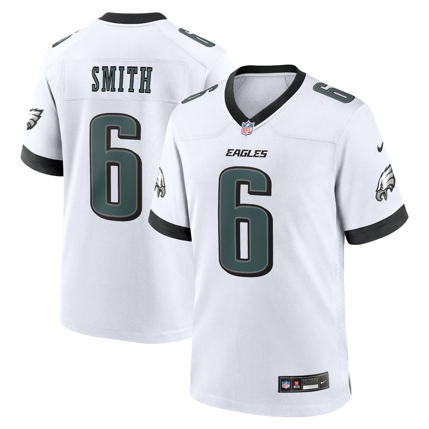 DeVonta Smith Philadelphia Eagles Nike White Game Jersey - White