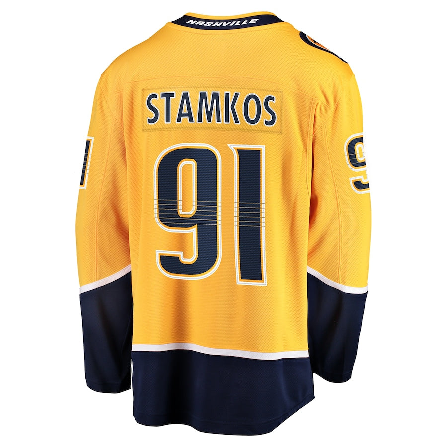 Steven Stamkos Nashville Predators Home Premier Breakaway Jersey - Gold