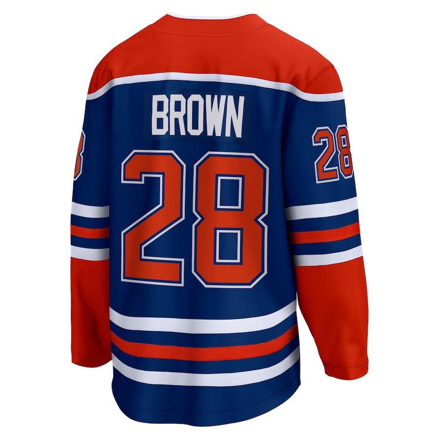 Connor Brown Edmonton Oilers Home Breakaway Jersey - Royal