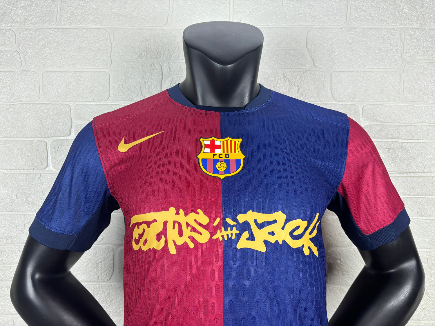 2025-26 FC Barcelona Scott Edition Home Player Version Jersey