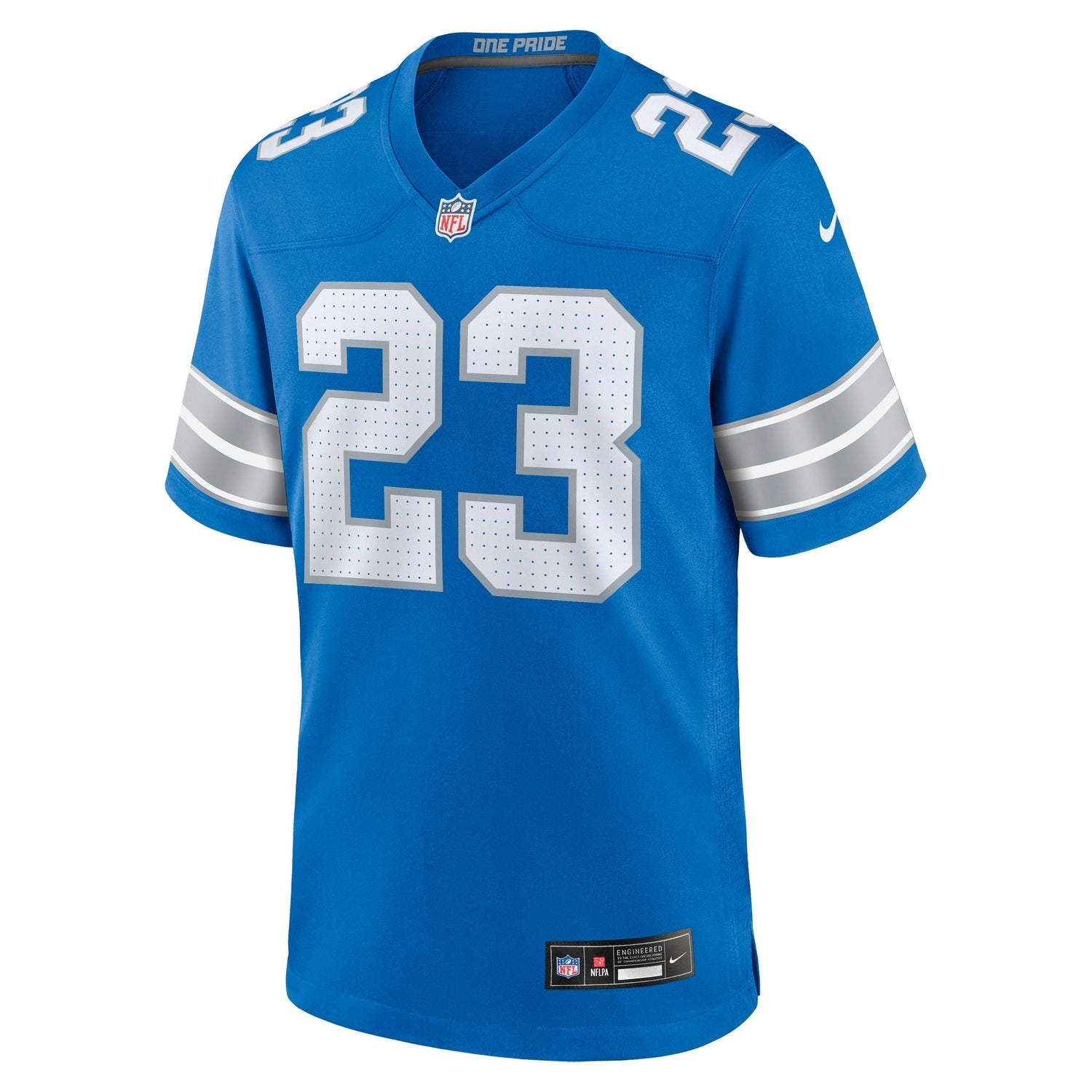 Carlton Davis III Detroit Lions Nike Game Jersey - Blue