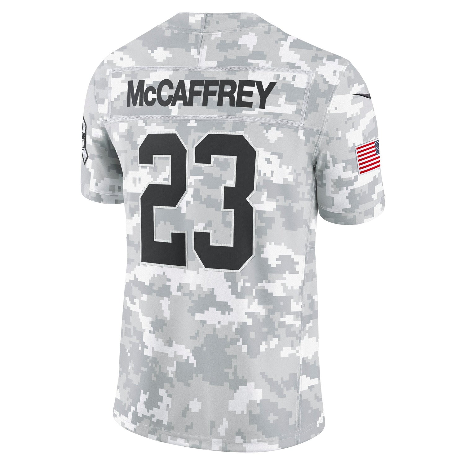 Christian McCaffrey San Francisco 49ers Nike 2024 Salute to Service Limited Jersey - Arctic Camo