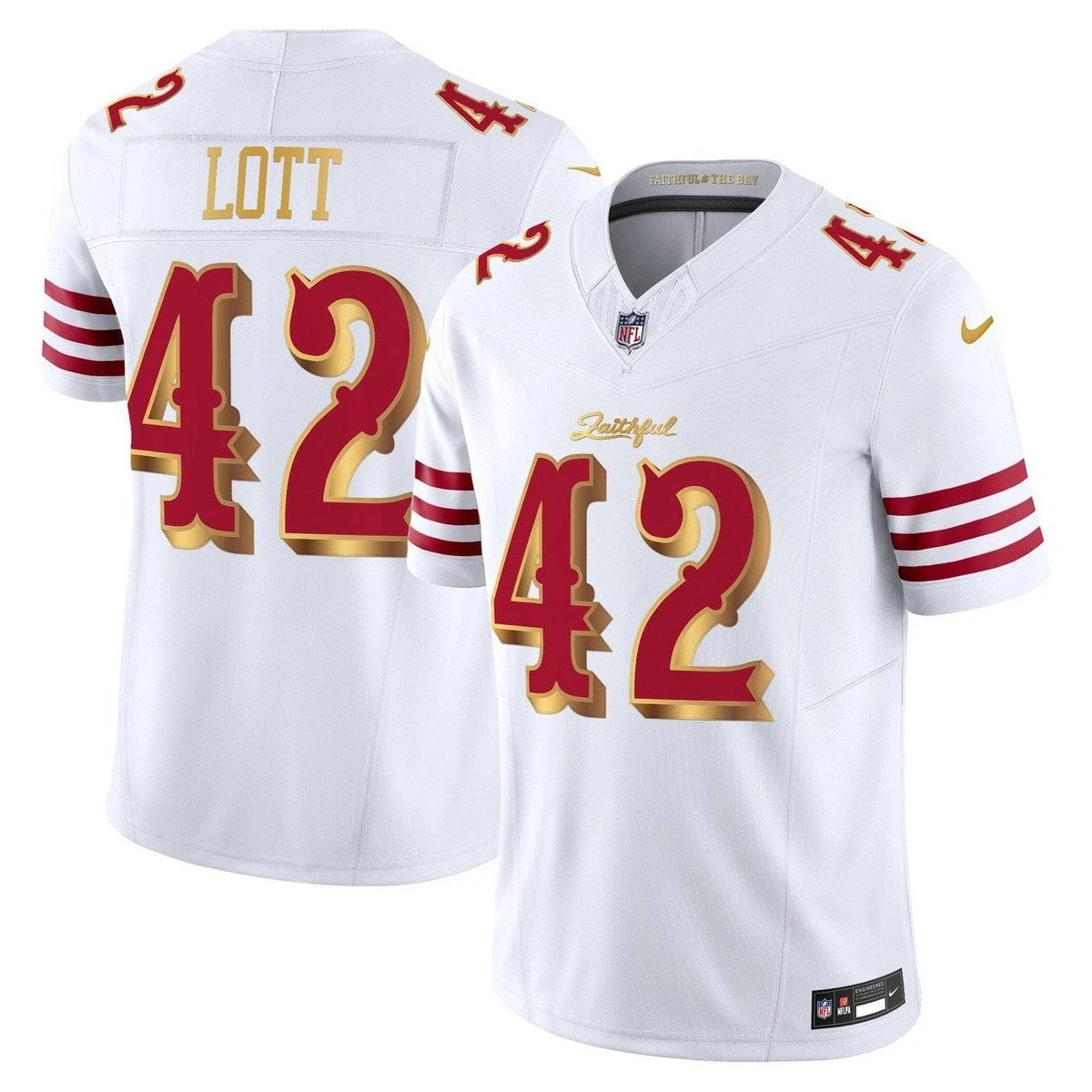 Men's Ronnie Lott San Francisco 49ers 2025 Rivalries Collection F.U.S.E. Limited White Jersey