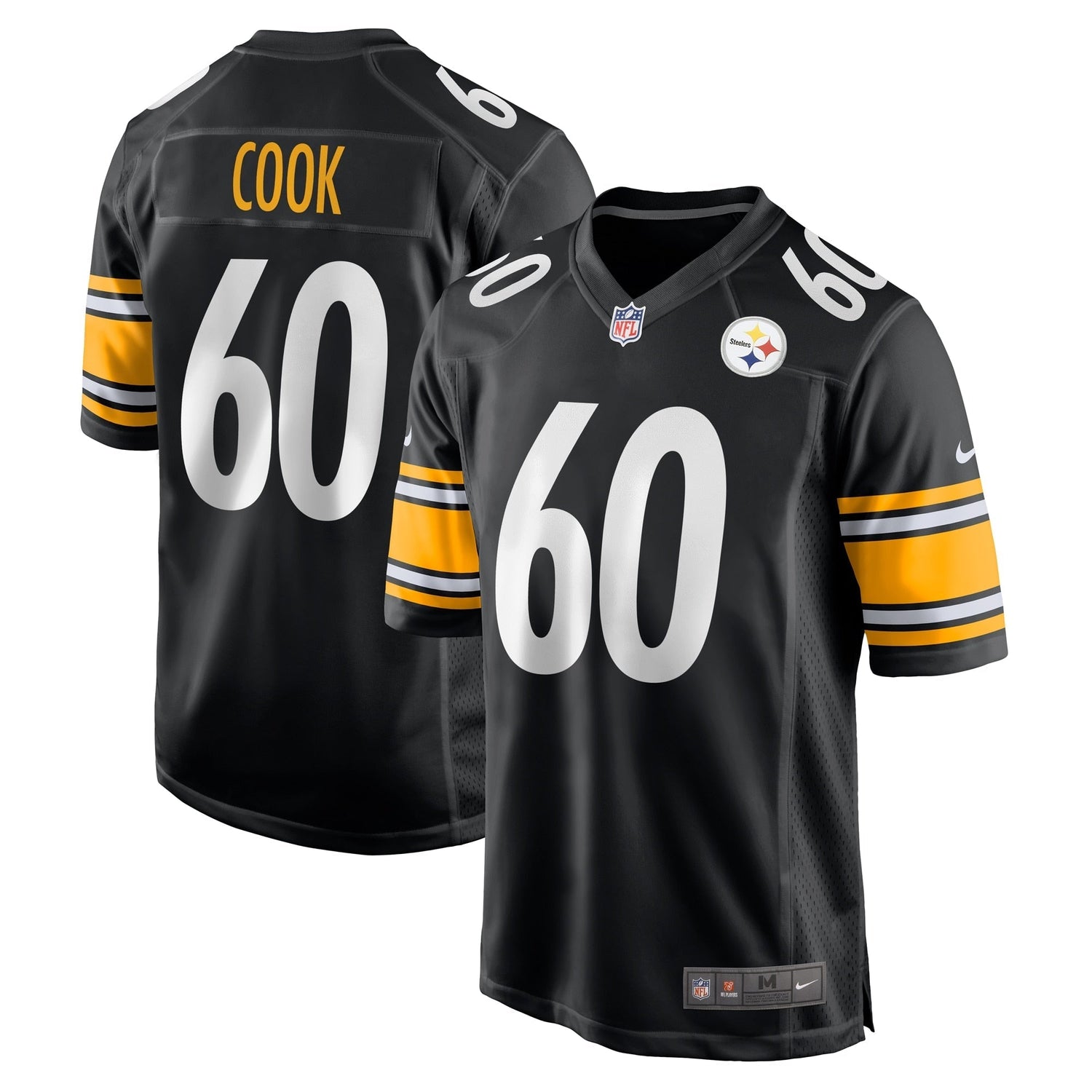Dylan Cook Pittsburgh Steelers Nike Game Jersey - Black