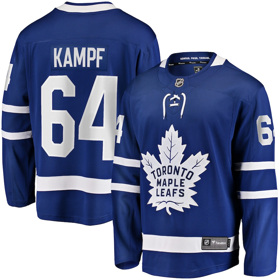 David Kampf Toronto Maple Leafs Home Premier Breakaway Jersey - Blue