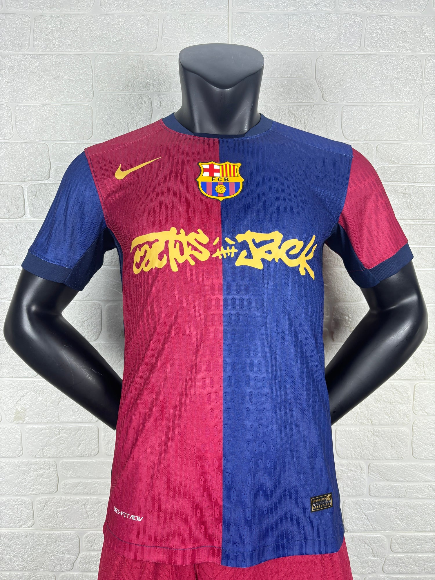 2025-26 FC Barcelona Scott Edition Home Player Version Jersey