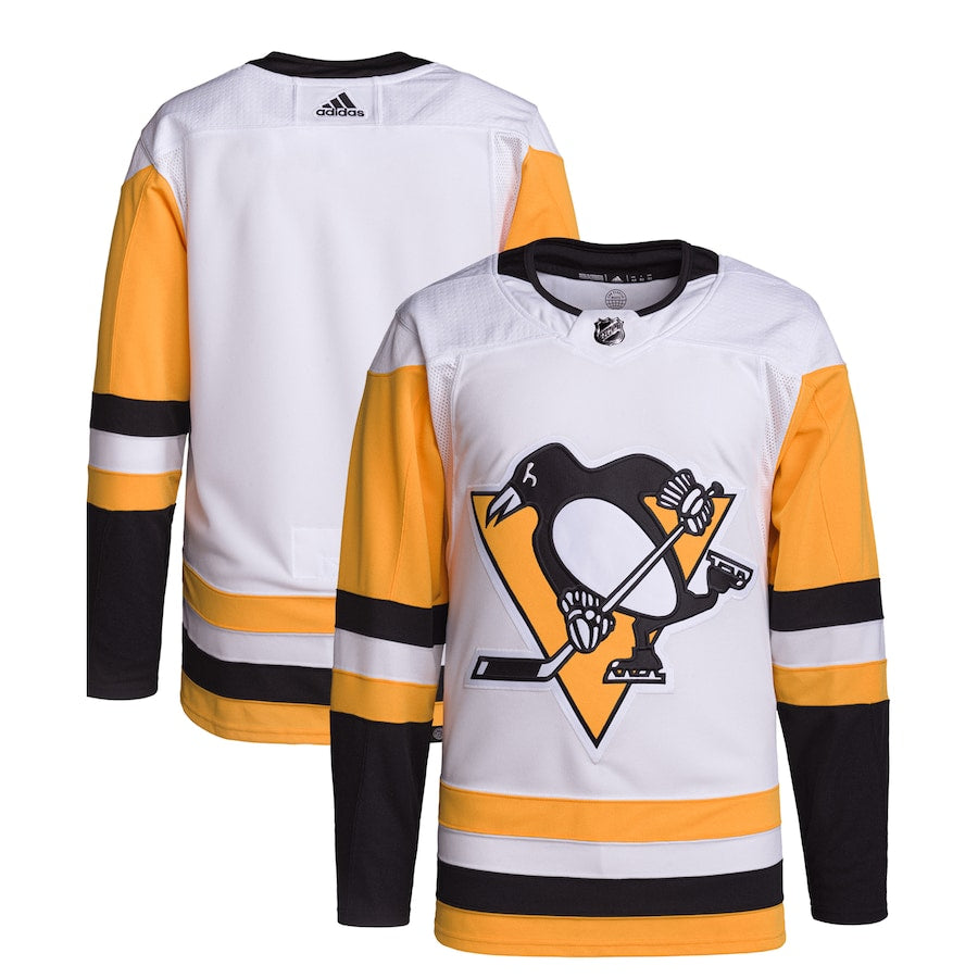 Men's Pittsburgh Penguins adidas White Away Primegreen Authentic Jersey