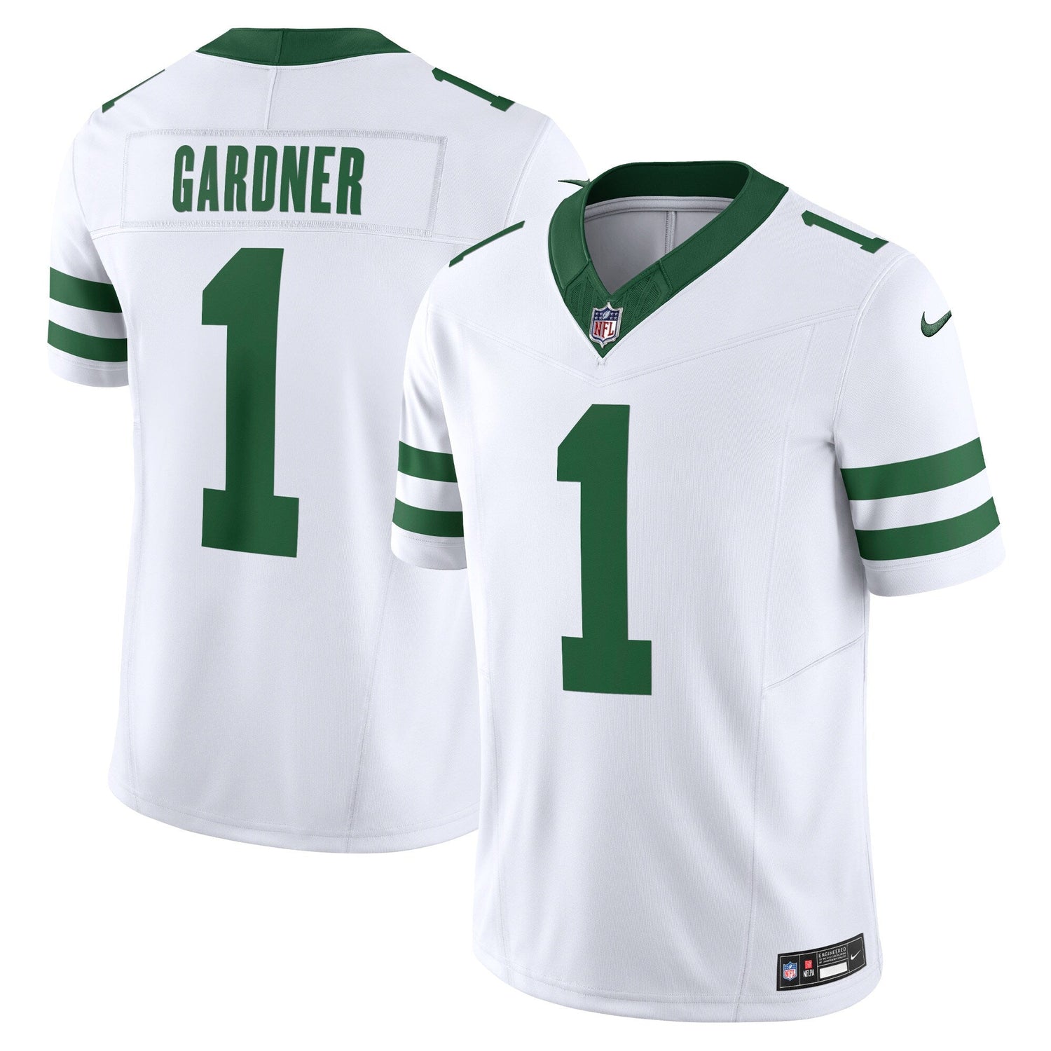 Ahmad Sauce Gardner New York Jets Nike Vapor F.U.S.E. Limited Jersey - Legacy White