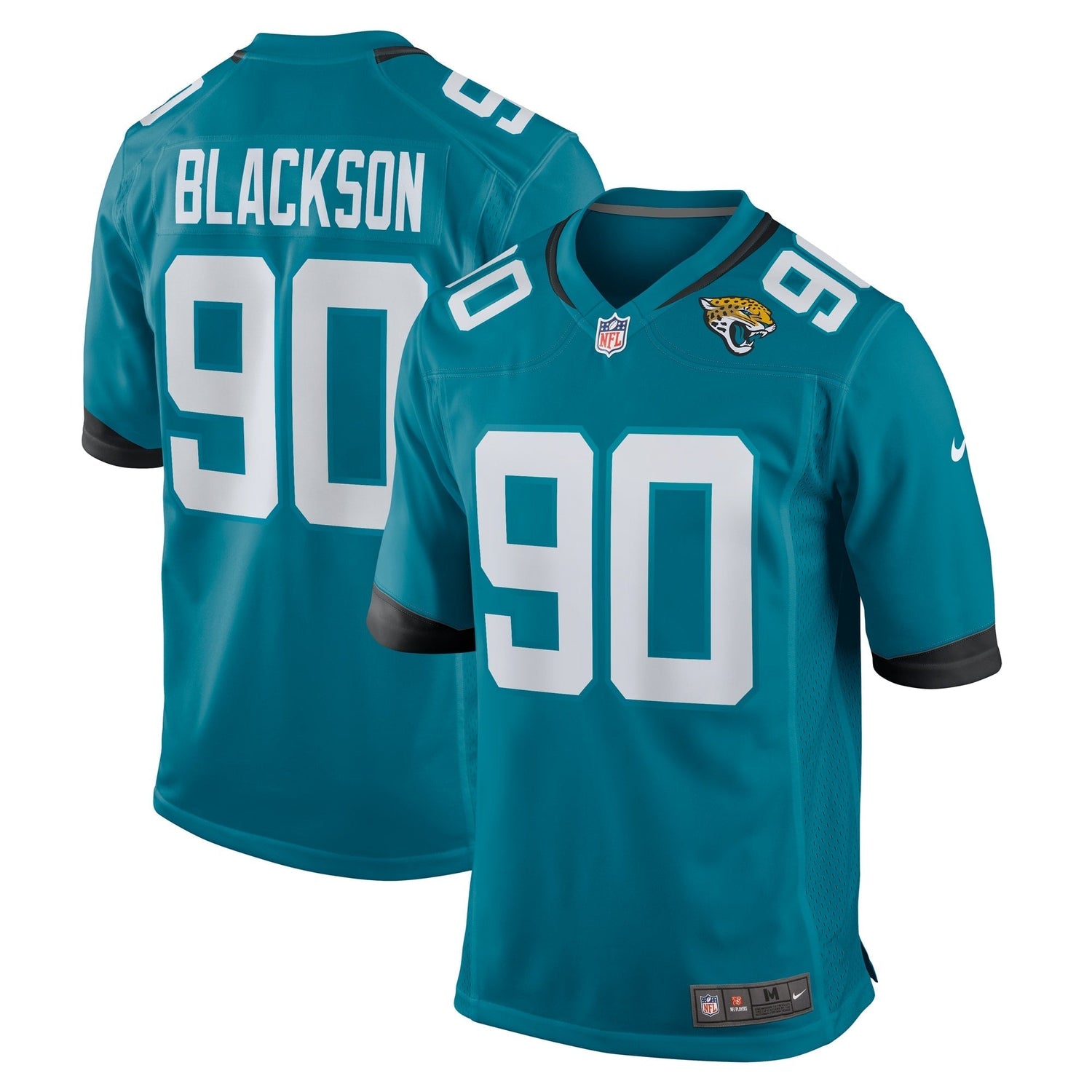 Angelo Blackson Jacksonville Jaguars Nike Team Game Jersey - Teal