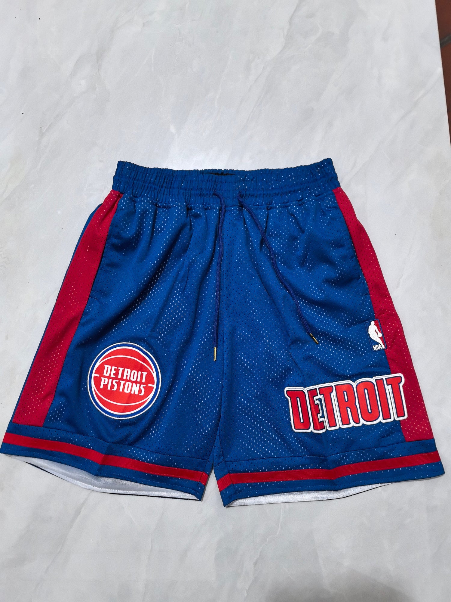JUST DON Detroit Pistons Pocket Shorts