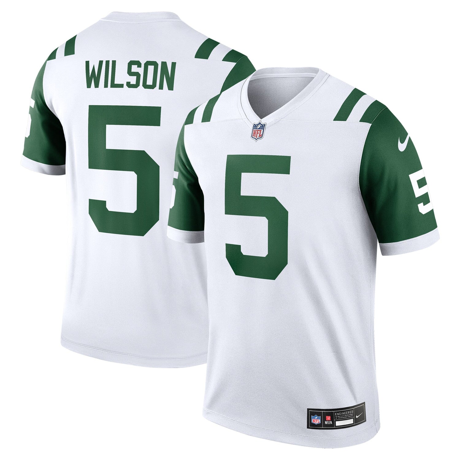 Garrett Wilson New York Jets Nike Classic Alternate Legend Jersey - White