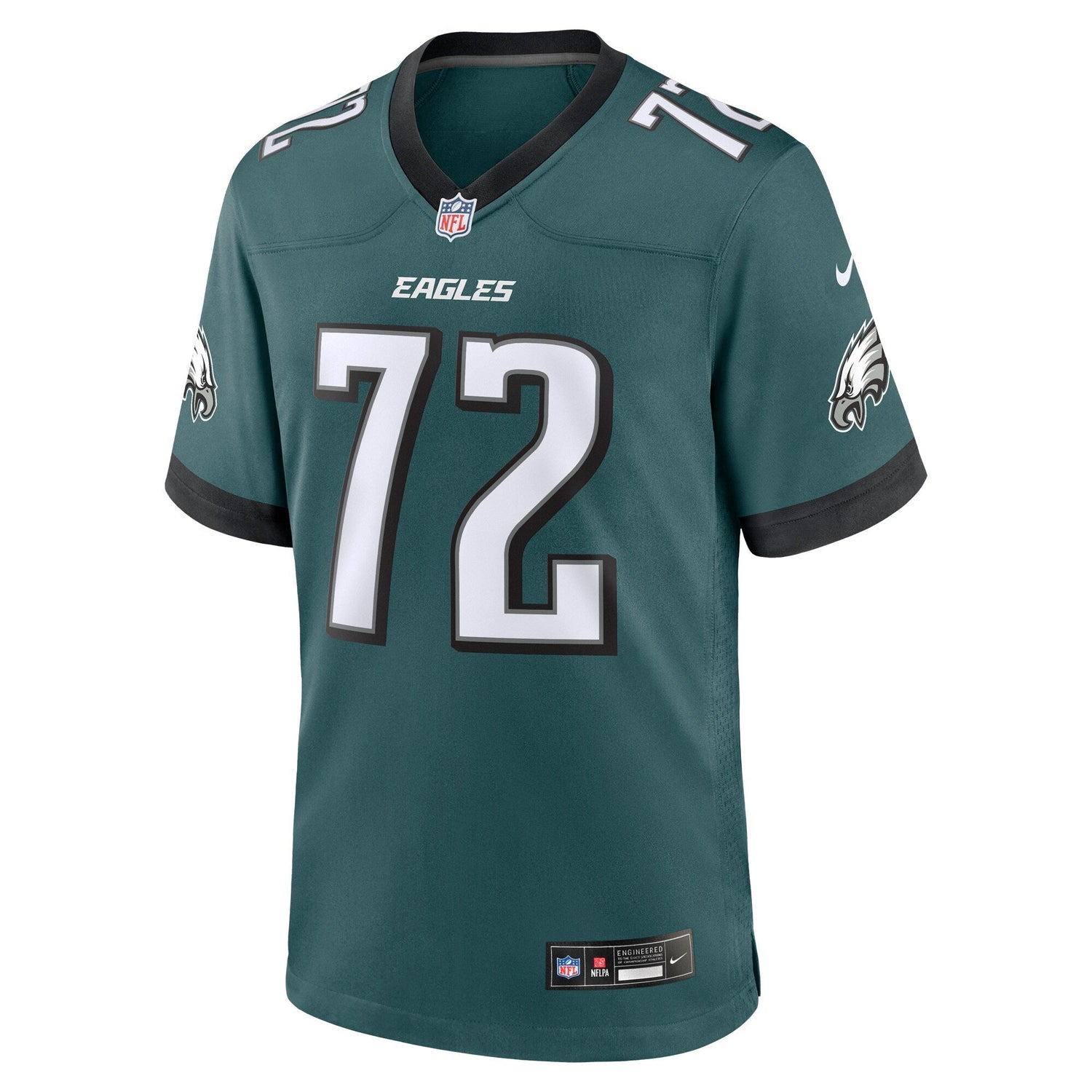 Darian Kinnard Philadelphia Eagles Nike Team Game Jersey - Midnight Green