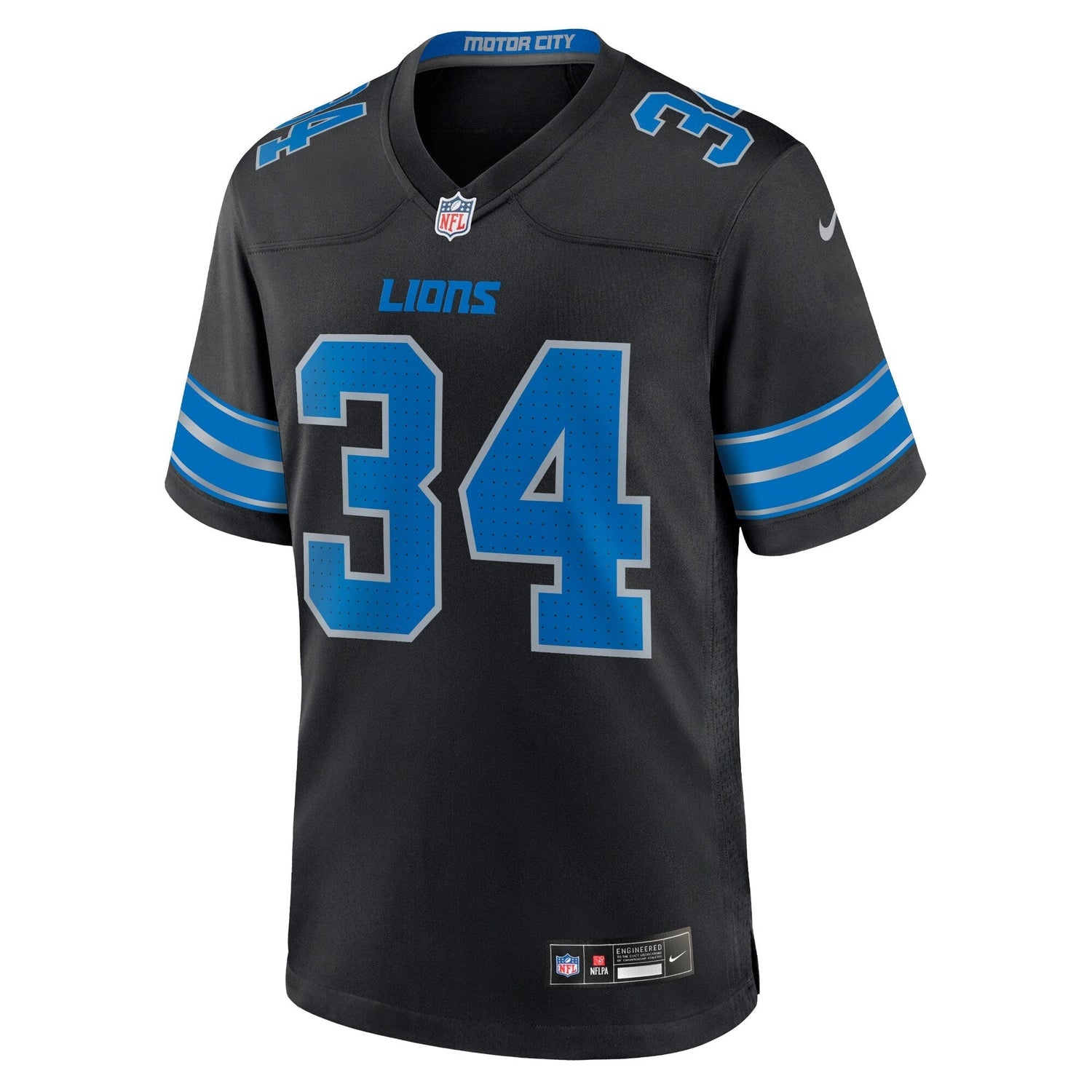 Alex Anzalone Detroit Lions Nike 2nd Alternate Game Jersey - Black