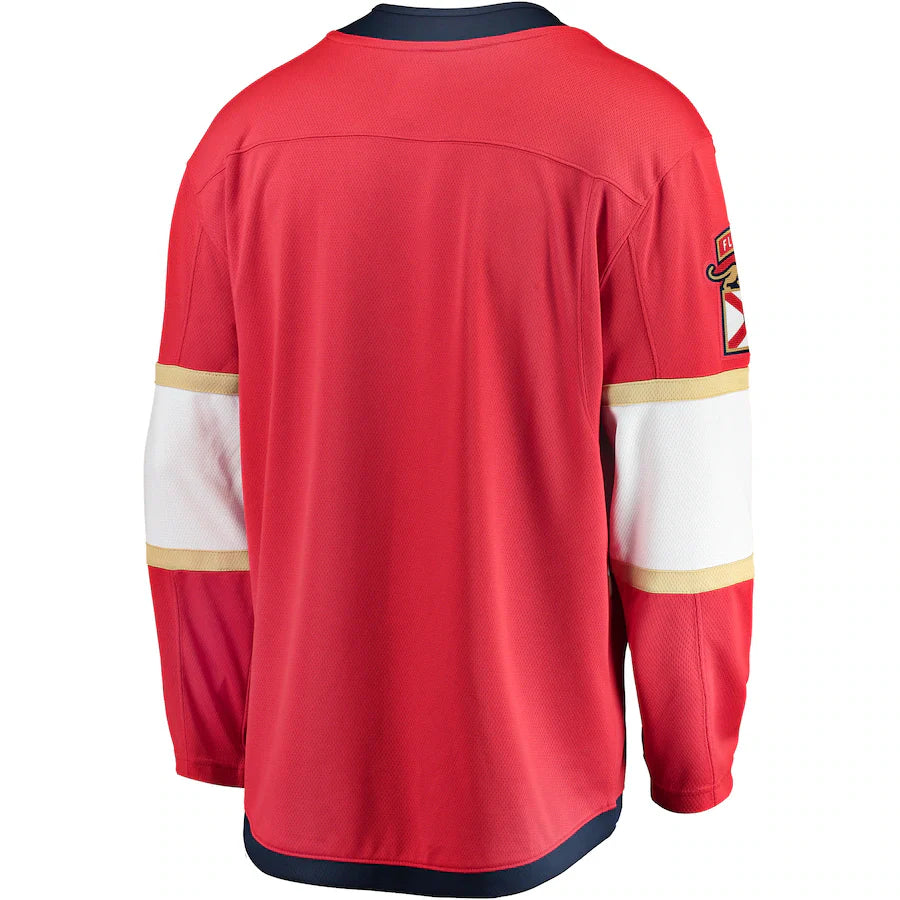 Florida Panthers Home 2024 Stanley Cup Champions Breakaway Jersey – Red