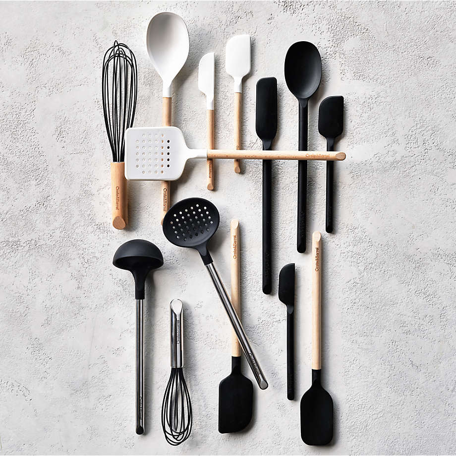 Black Silicone Kitchen Utensils Set of 9