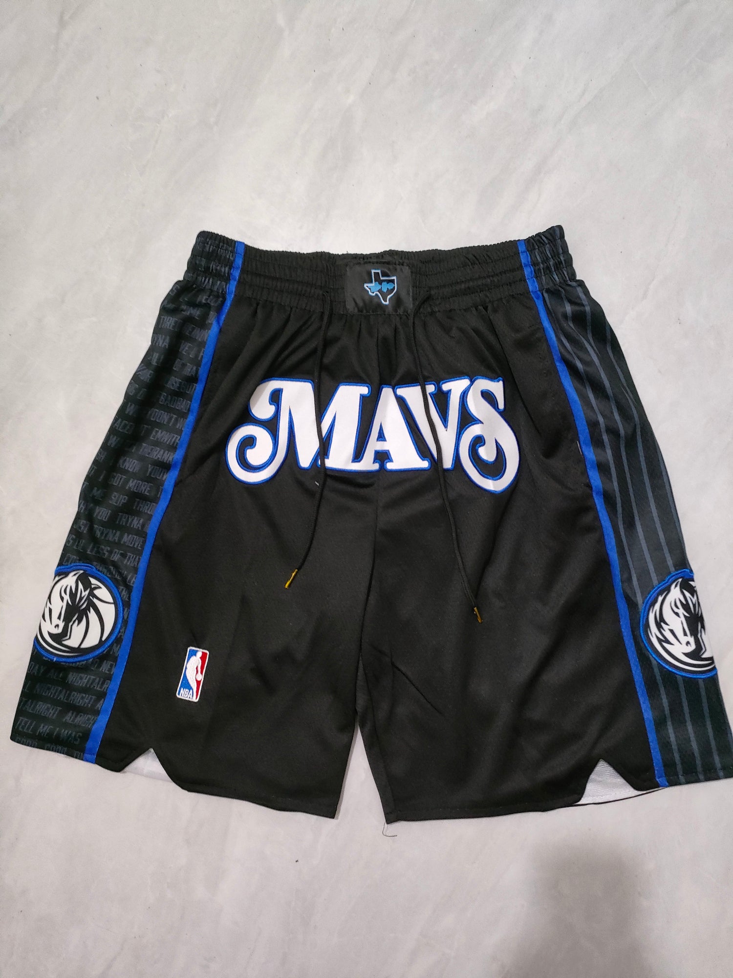JUST DON Dallas Mavericks 2024 City Edition Pocket Shorts