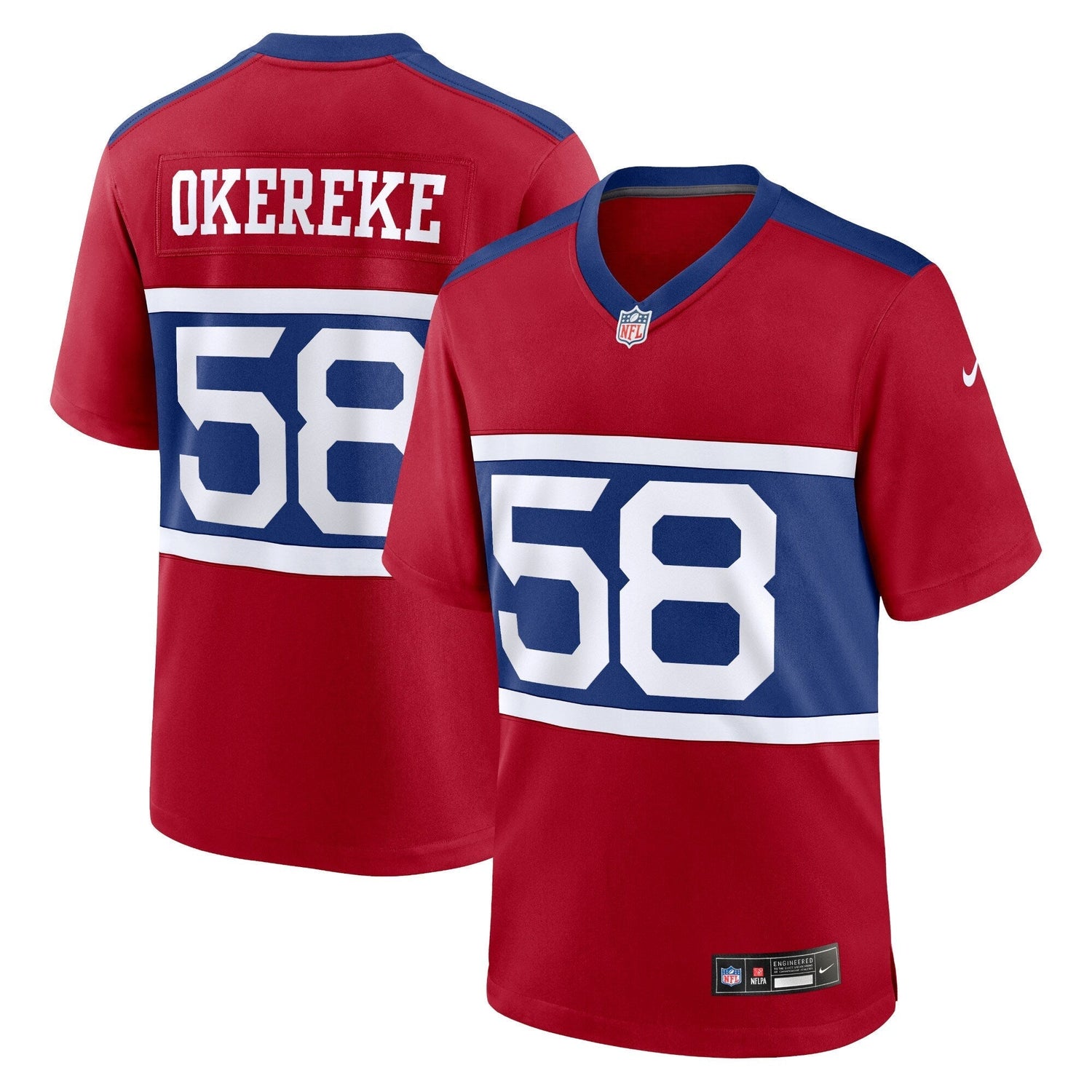 Bobby Okereke New York Giants Nike Alternate Game Jersey - Century Red