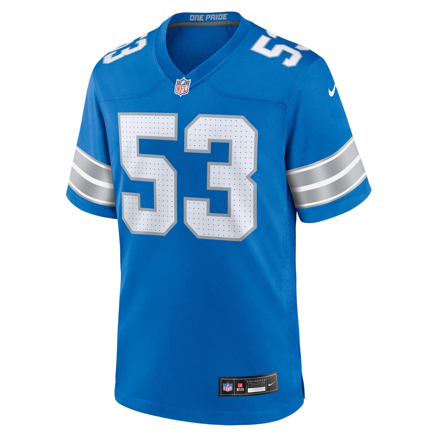 DaRon Gilbert Detroit Lions Nike Game Jersey - Blue