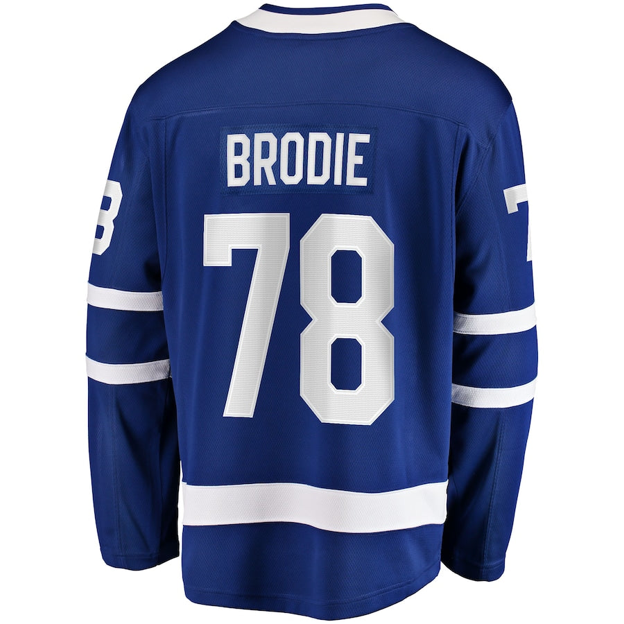 TJ Brodie Toronto Maple Leafs Home Breakaway Jersey - Blue