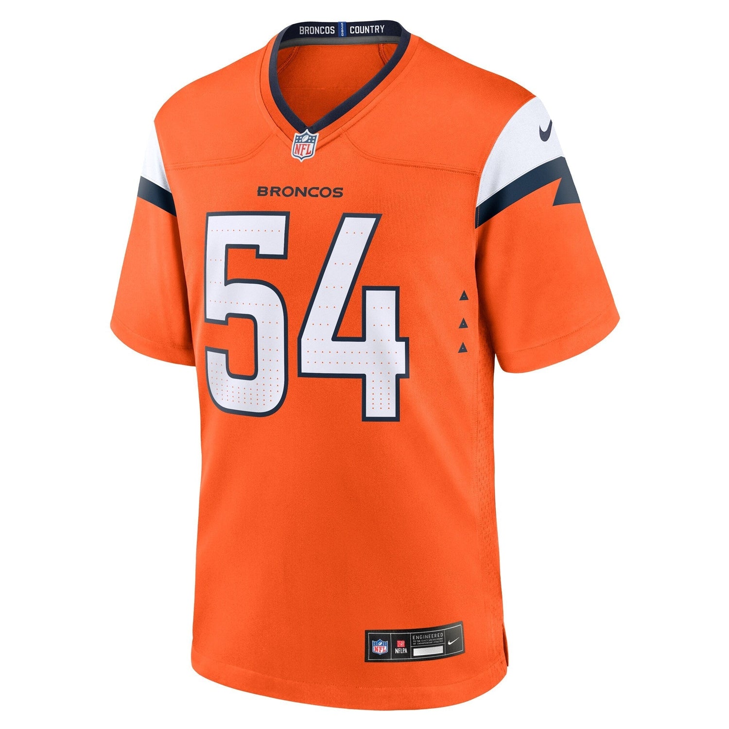 Alex Forsyth Denver Broncos Nike Team Game Jersey - Orange