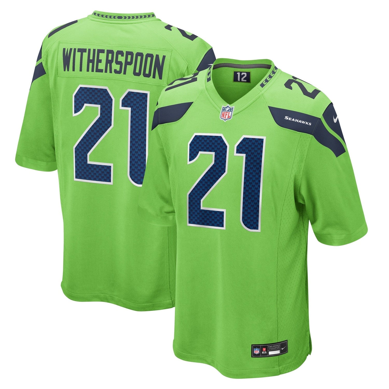 Devon Witherspoon Seattle Seahawks Nike Game Jersey - Neon Green