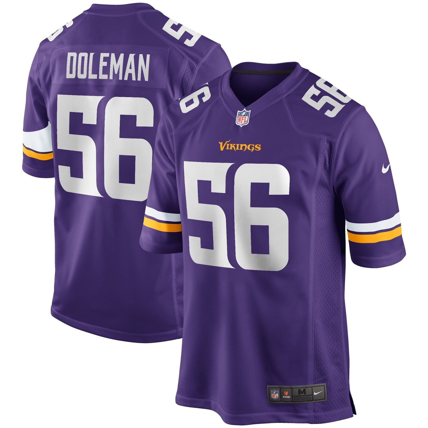 Chris Doleman Minnesota Vikings Nike Game Retired Jersey - Purple