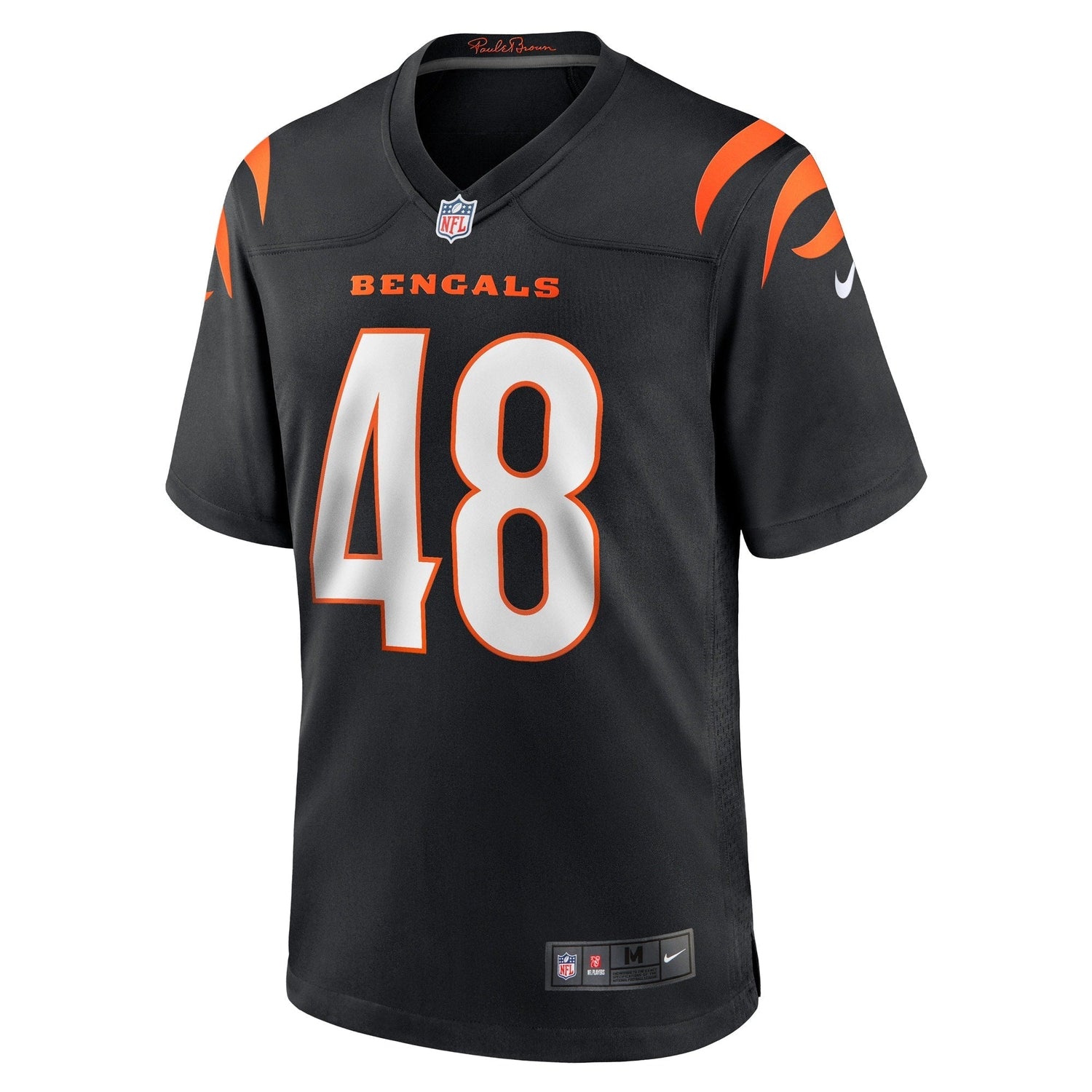 Cal Adomitis Cincinnati Bengals Nike Game Jersey - Black