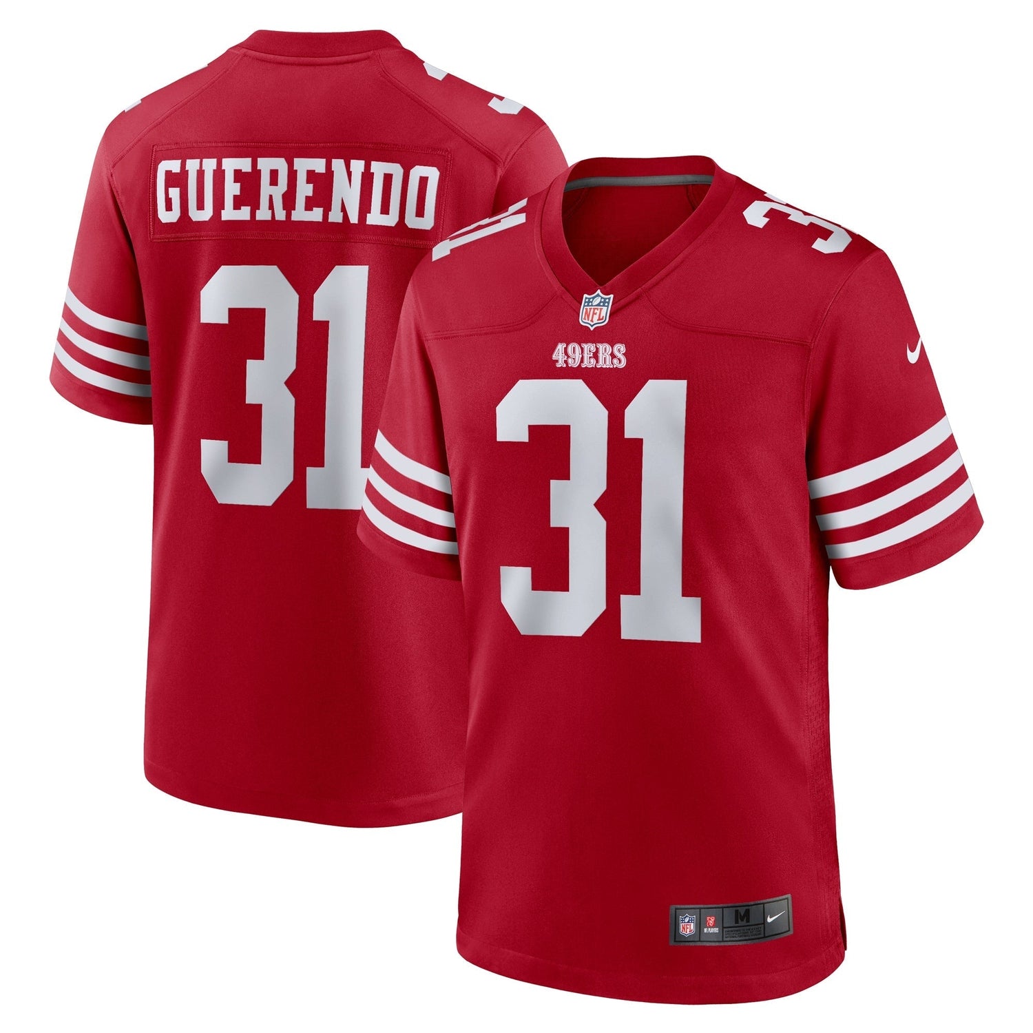 Isaac Guerendo San Francisco 49ers Nike Game Jersey - Scarlet