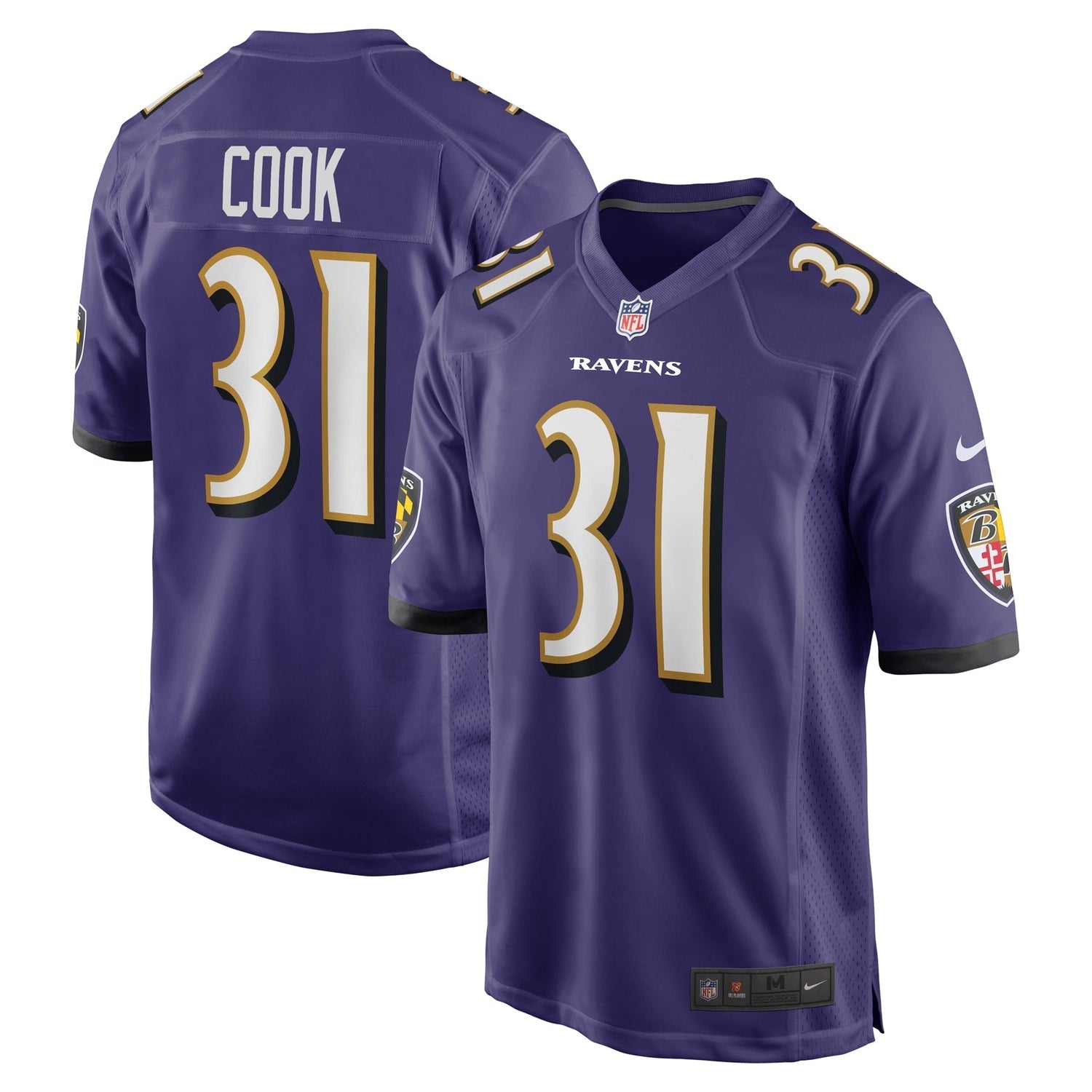 Dalvin Cook Baltimore Ravens Nike Game Jersey - Purple