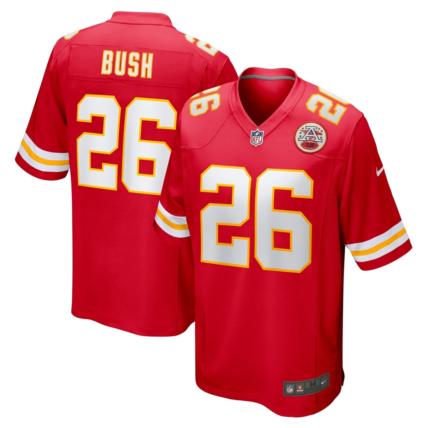 Deon Bush Kansas City Chiefs Nike Game Jersey - Red