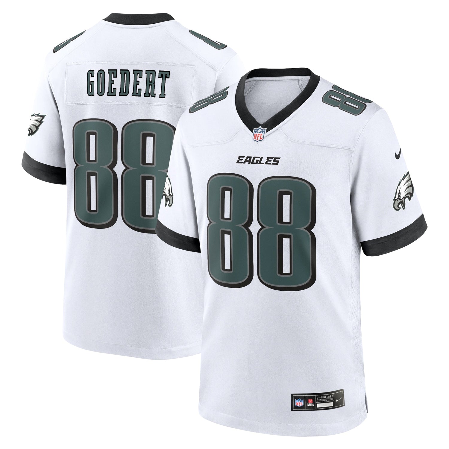 Dallas Goedert Philadelphia Eagles Nike White Game Jersey - White-MEN/WOMEN