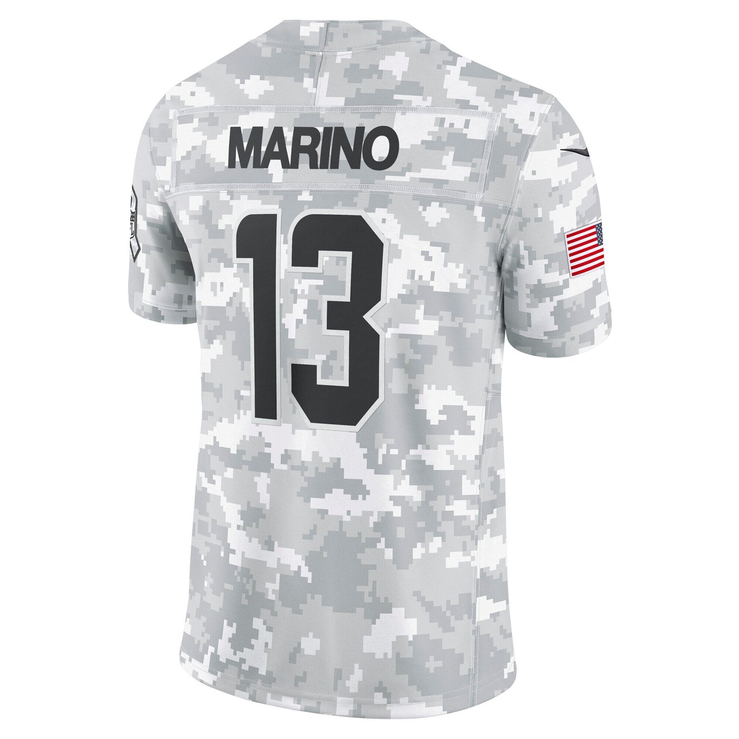 Dan Marino Miami Dolphins Nike 2024 Salute to Service Retired Limited Jersey - Arctic Camo