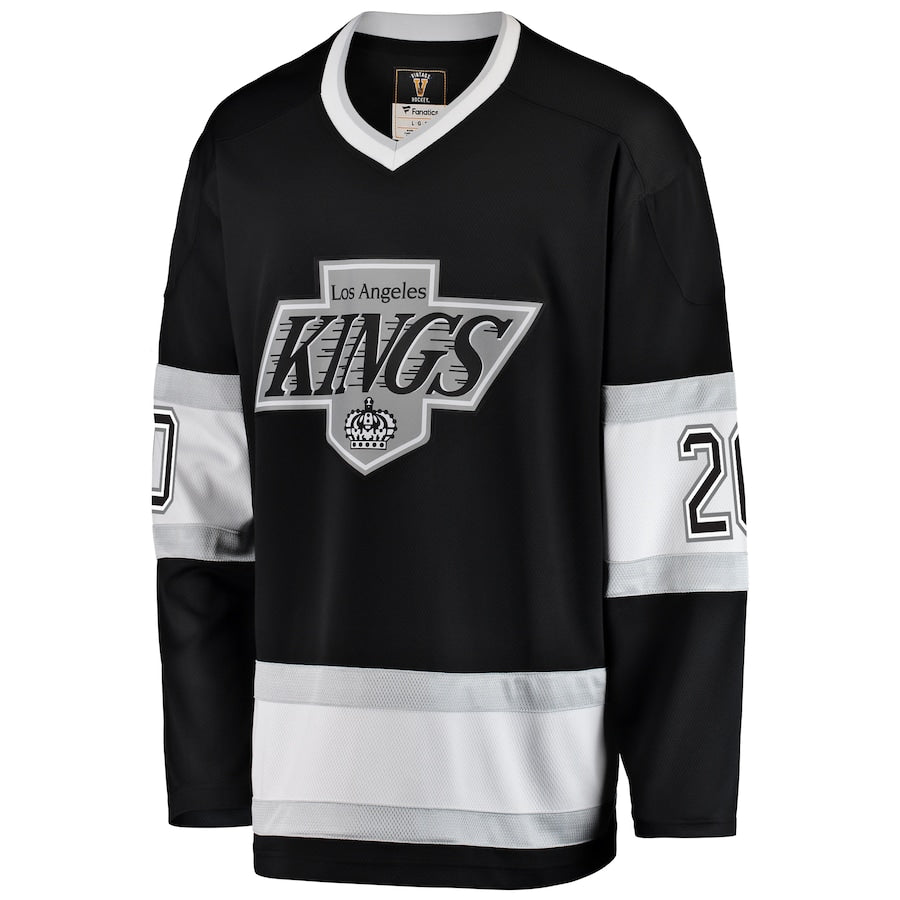 Luc Robitaille Los Angeles Kings Premier Breakaway Retired Jersey - Black