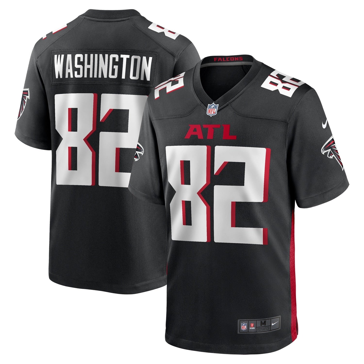 Casey Washington Atlanta Falcons Nike Team Game Jersey - Black