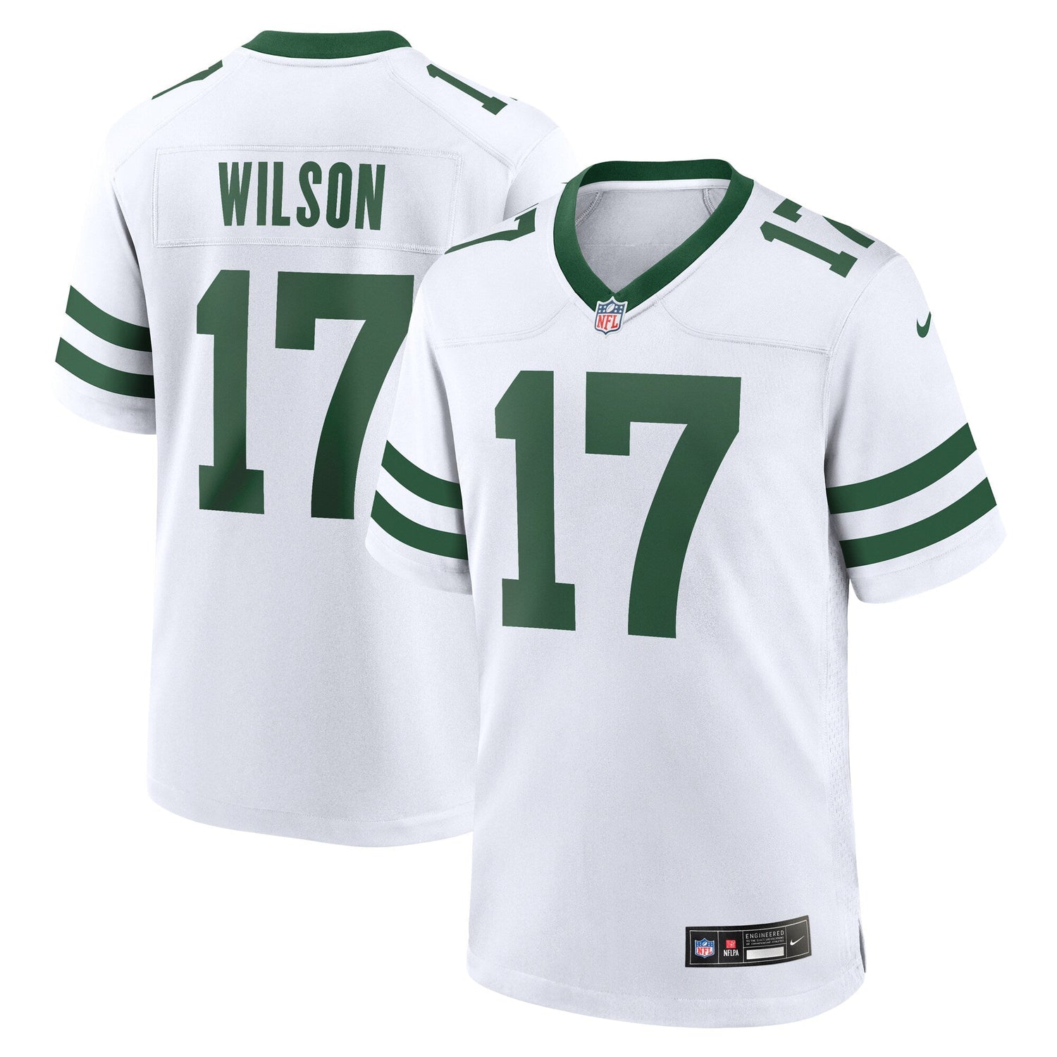 Garrett Wilson New York Jets Nike Game Jersey - Legacy White
