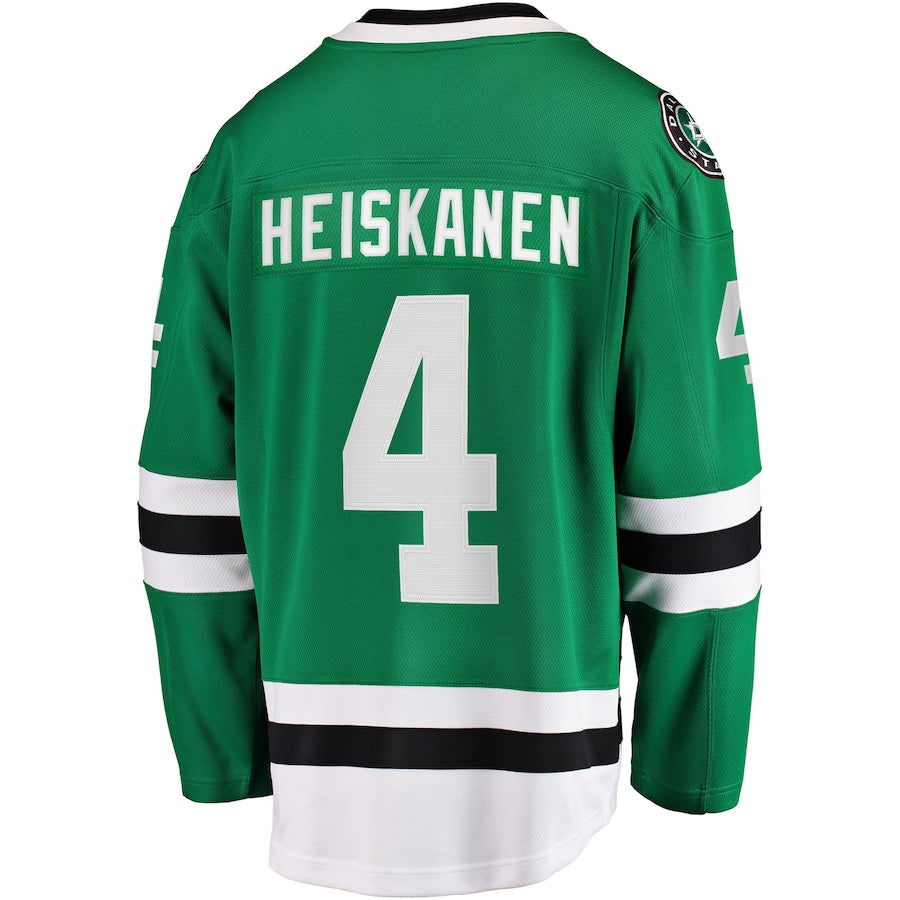Miro Heiskanen Dallas Stars Team Color Breakaway Jersey - Kelly Green
