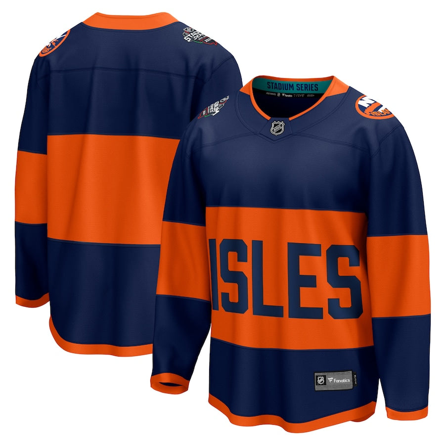 New York Islanders 2024 NHL Stadium Series Breakaway Jersey – Navy