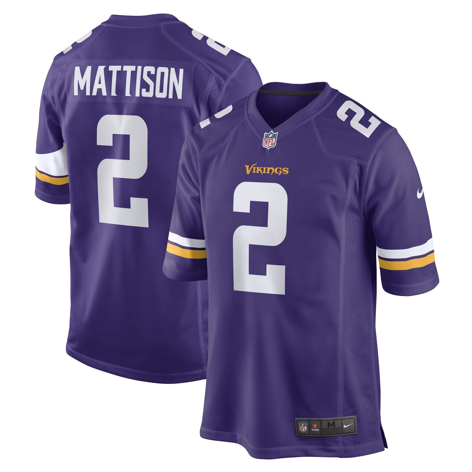 Alexander Mattison Minnesota Vikings Nike Game Jersey - Purple